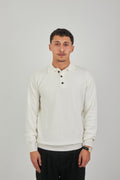 Cotton Knitted Polo pullover