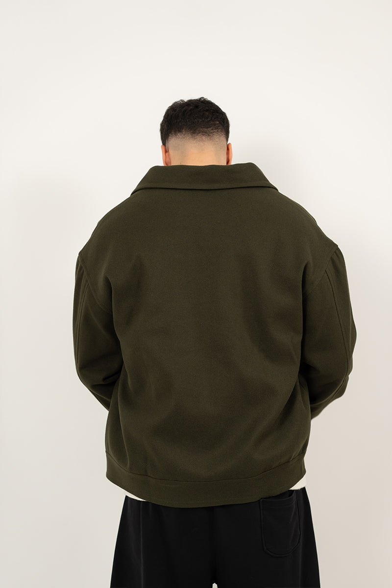 Boucle Textured Jacket Wool