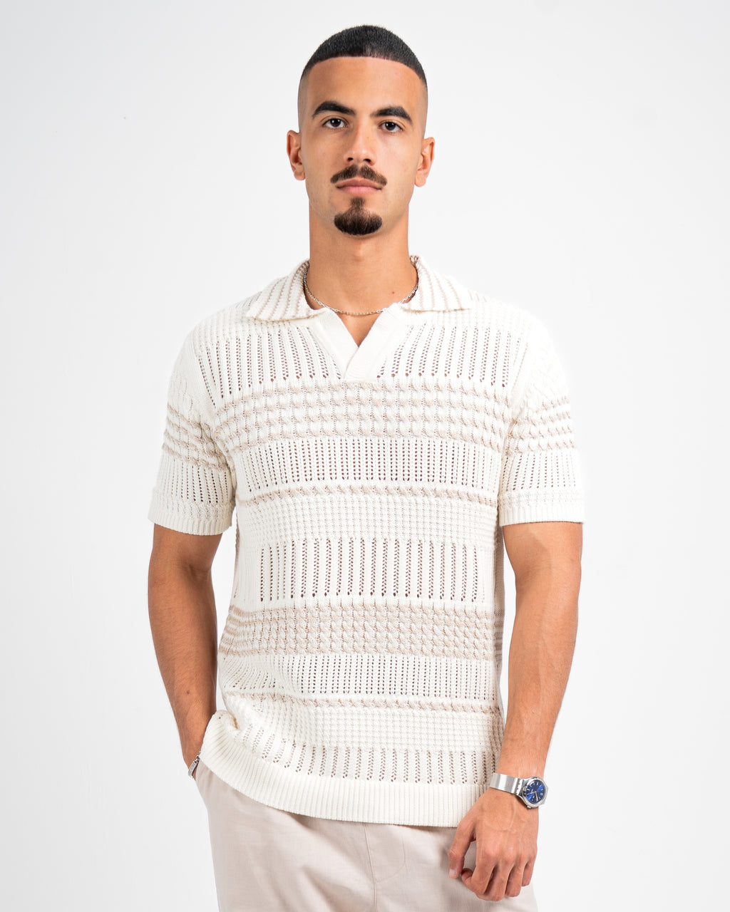 knitted polo