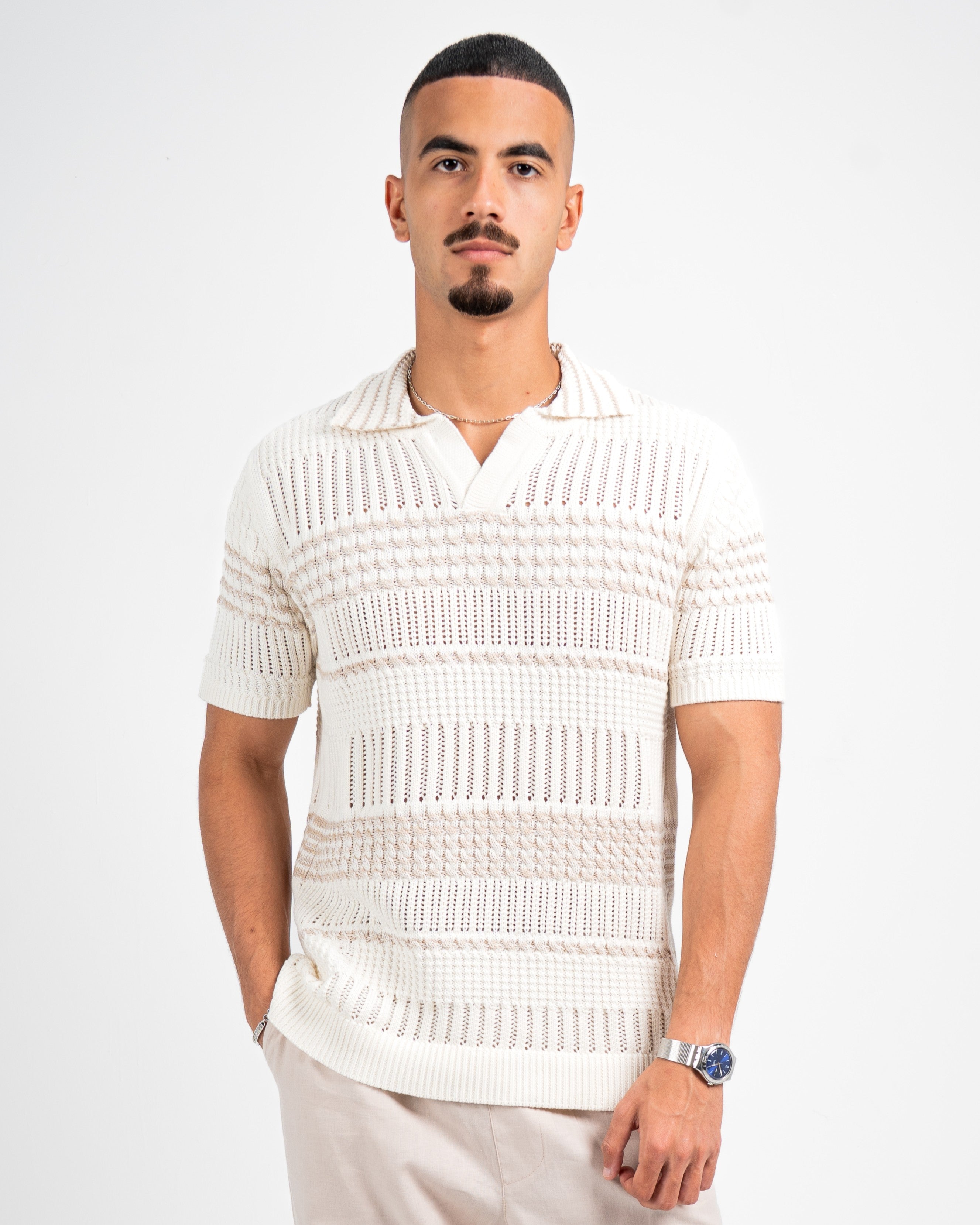 knitted polo