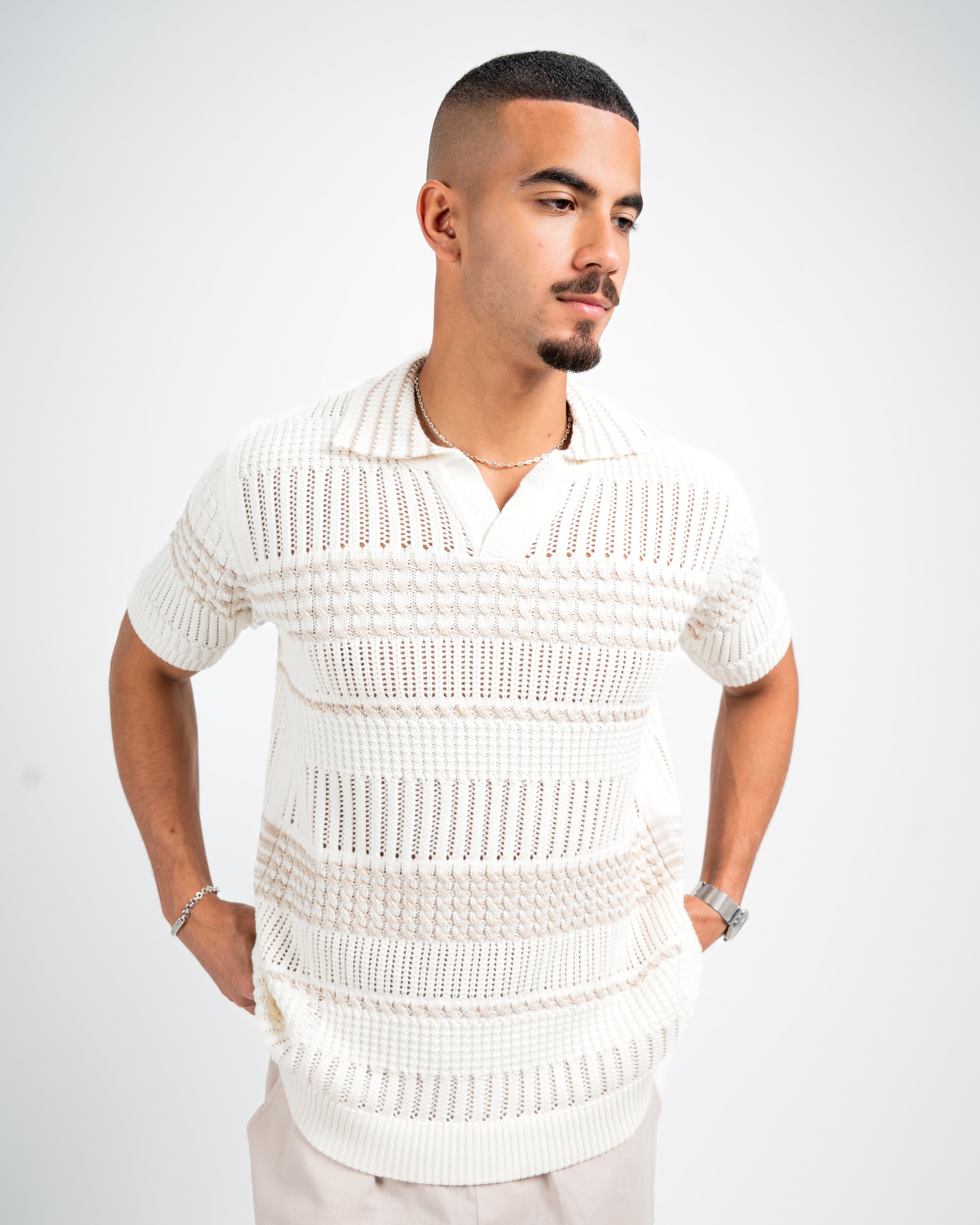 knitted polo