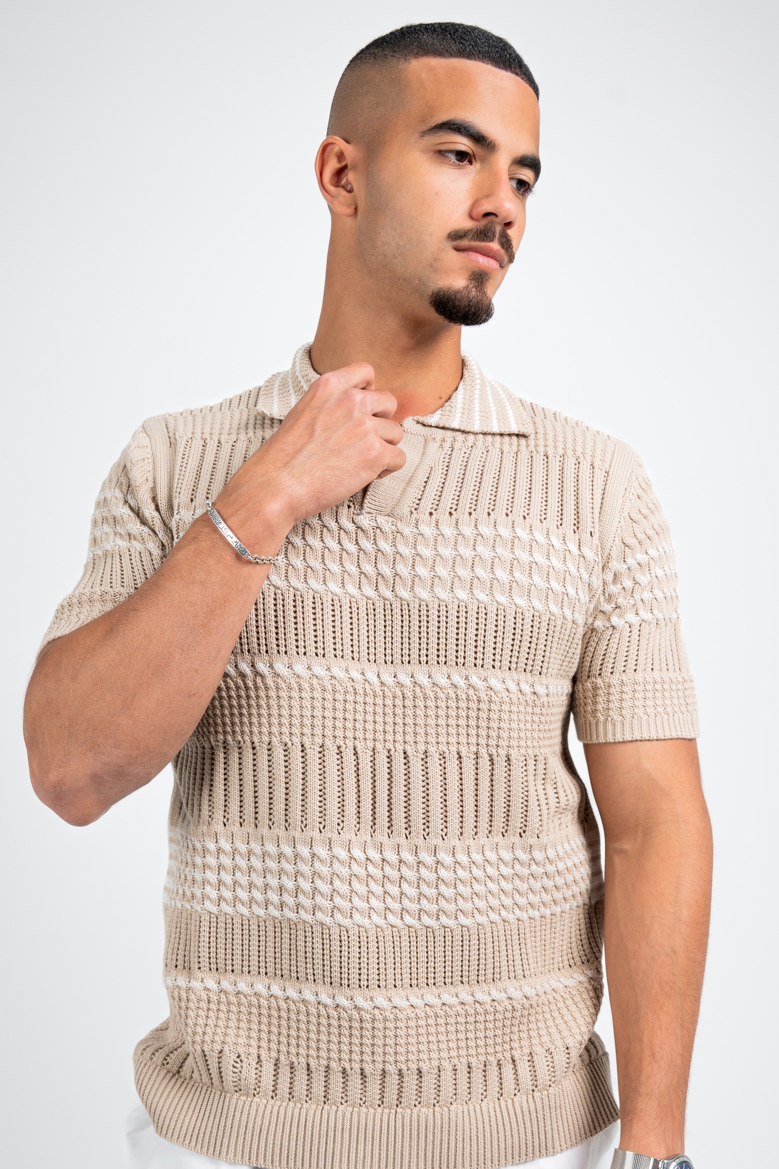 knitted polo