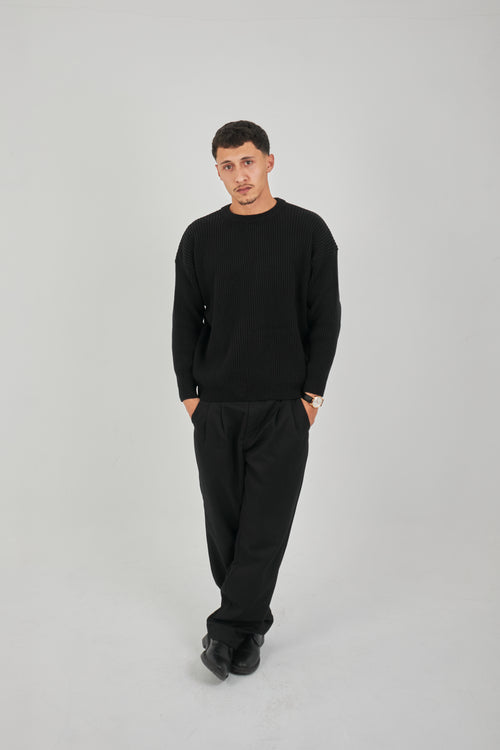 Unisex Gray Knitted sweater